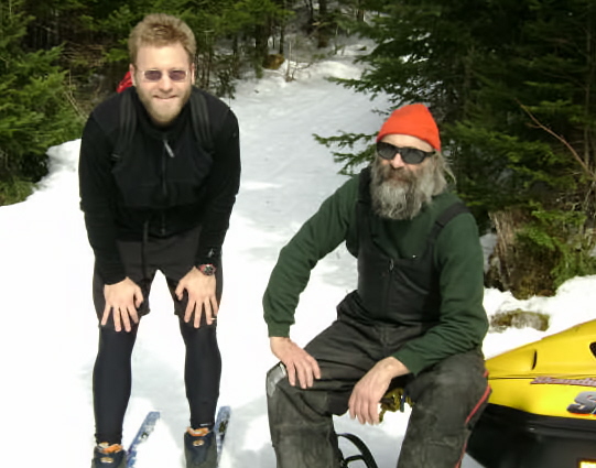 Brian the 'Horn' & Chris at Trail Head Brian the 'Horn' & Chris at Trail Head