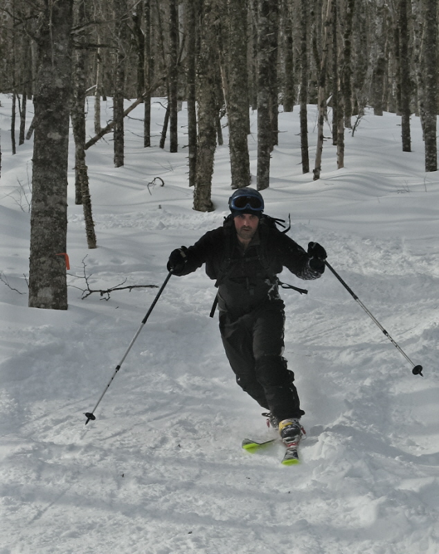 Matt on switchback Matt on switchback