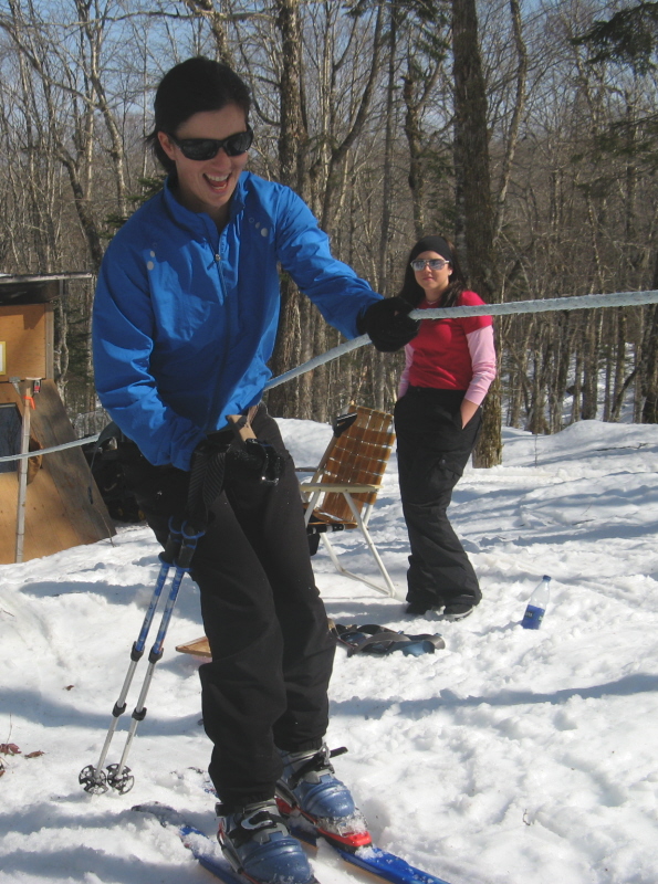 Sarah on the rope tow.jpg Sarah on the rope tow.jpg